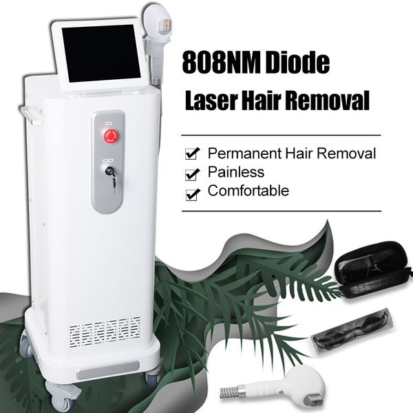 

стоя 808nm лазерный диод машина удаления волос профессионального стандарт постоянной 808nm ipl лазерной эпиляция машина, Black