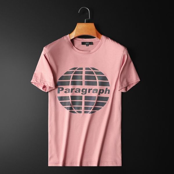 

2020 new summer fashion men tshirt short sleeve o-neck letter print mens designer casual loose mens t-shirts tees polos plus size m-5xl, White;black