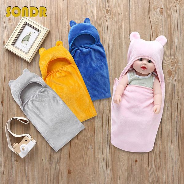 

sondr cute baby swaddle blanket soft boys girls sleeping sleepsack infant diaper cocoon sleeping newborn for 0-12 months bedding