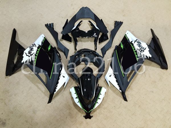 

injection mold new abs motorcycle full fairings kits fit for kawasaki ninja 300 ex300 300r 2013 2014 2015 2016 2017 set black