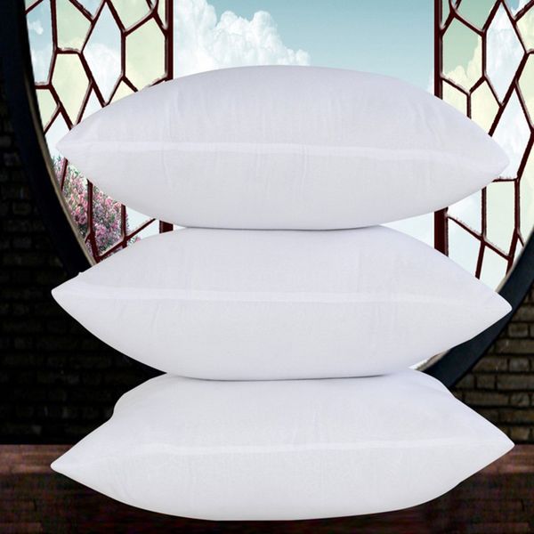 

white pillow core soft non-woven fabric cotton car backrest chair seat cushion filling pillow core square30