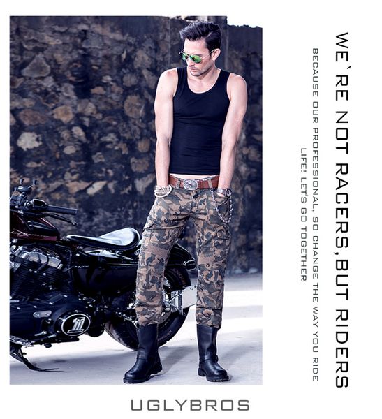 

новый uglybros motorpool camo ubs07 джинсы камуфляж досуг езда на мотоцикле брюки джинсы