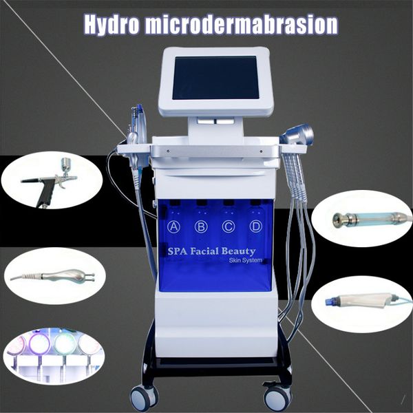 

портативная 5-в-1 гидравлического скраб кожи пистолета алмаз микро-кристалл шлифовка красоты машина для подъема кожи spa машины