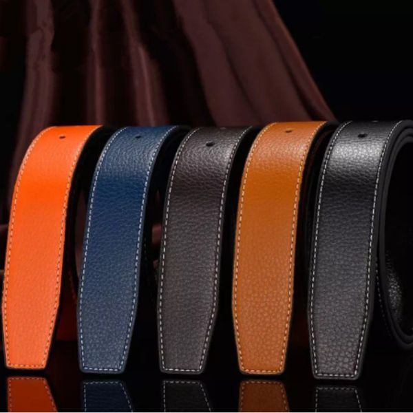 

luxury accessories new taurus leather belt business men h belt buckle, Black;brown