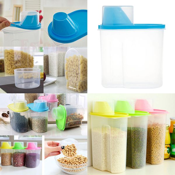 

kitchen cereal pasta distributor food store storage box containers bins new