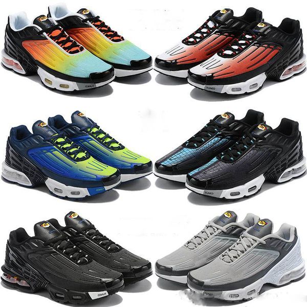 

2020 mercurial tn plus iii 3 tn running shoes triple black white red spider shoes men women outdoor trainers sport sneakers 36-45