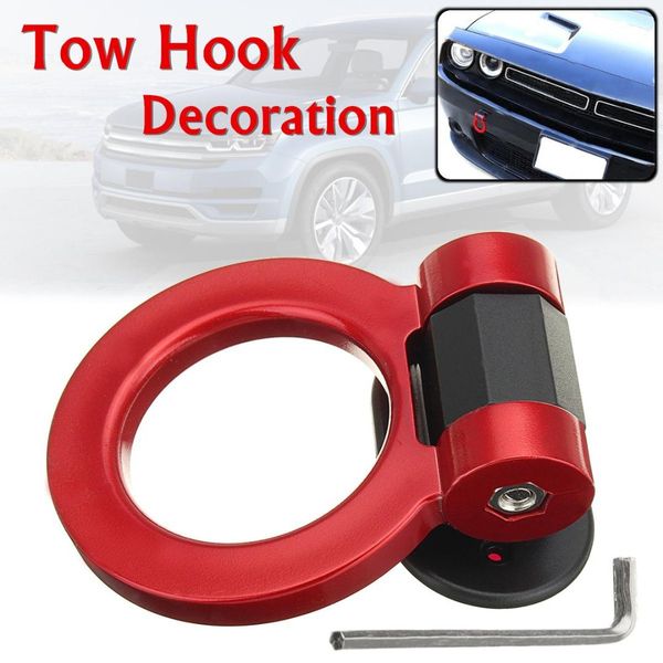 

1 set car racing tow towing hook auto trailer ring universal vehicle towing hanger for cars suv trucks