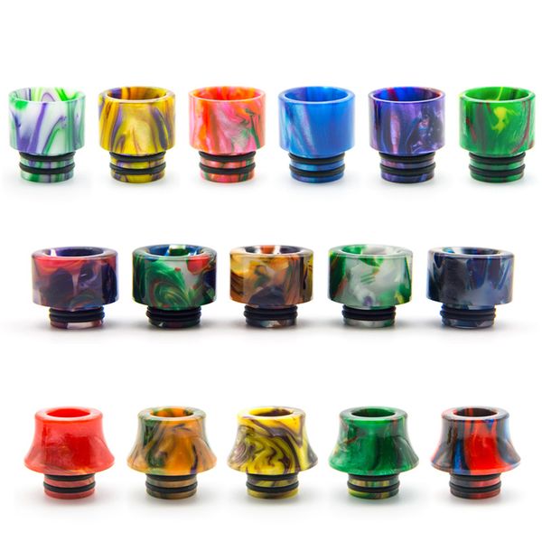 

510 Drip Tip 3 Types Resin Mouthpiece for 510 Thread Tanks e cigarettes vape Wide Bore Drippers dhl free