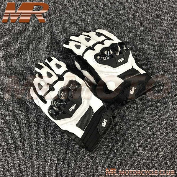 

men's leather gloves afs6 motorcycle protective gloves, Black