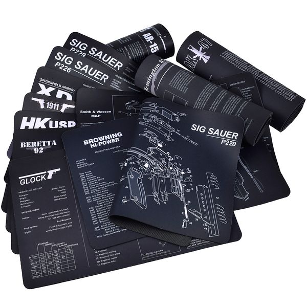 2019 Gun Cleaning Mat Tactical Soft Rubber Mat With Parts