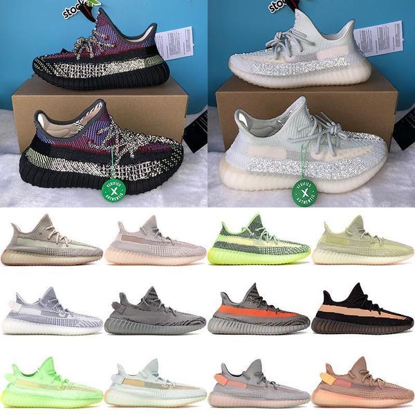 

yecheil yeezreel cloud white citrin synth lundmark antlia black static reflective kanye west casual shoes men women trainers sneakers 31