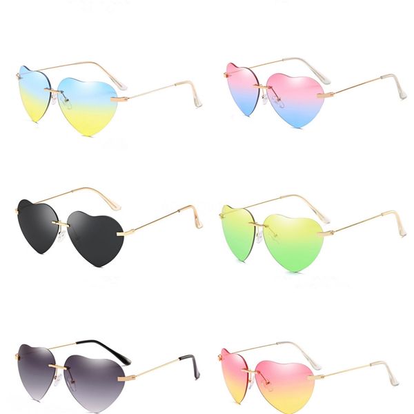

19 candy colors heart-shaped sunglasee rivet heart-shaped sunglasee retro color punk geek style clear lens glasses r053 #74108, White;black
