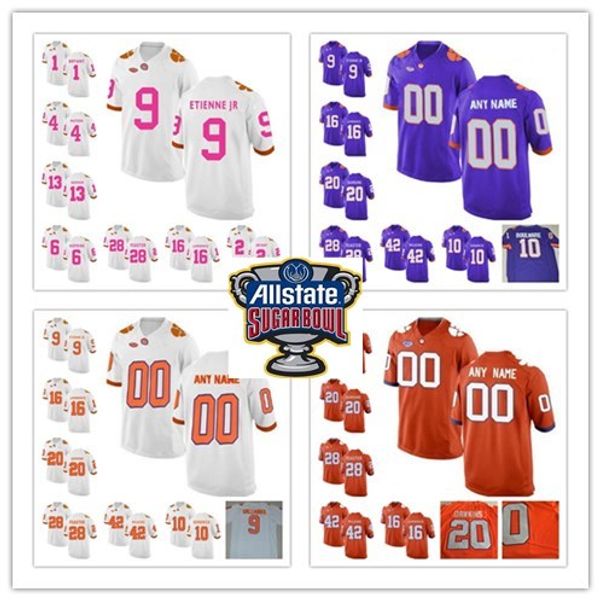 

custom clemson tigers jerseys mens youth brian dawkins jersey orange white kids ncaa college football jerseys embroidery stitched jerseys, Black;red