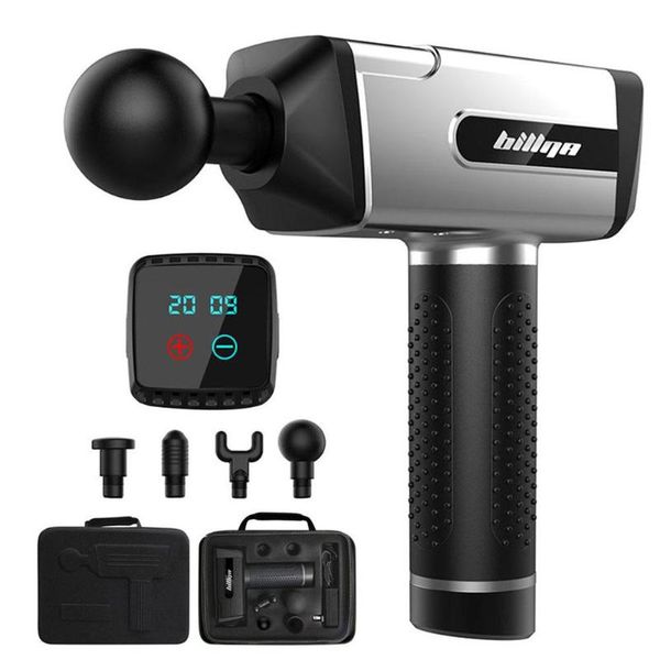 

wireless electric tissue massage gun muscle massager for family gym office exercising body slimming shaping pain relief