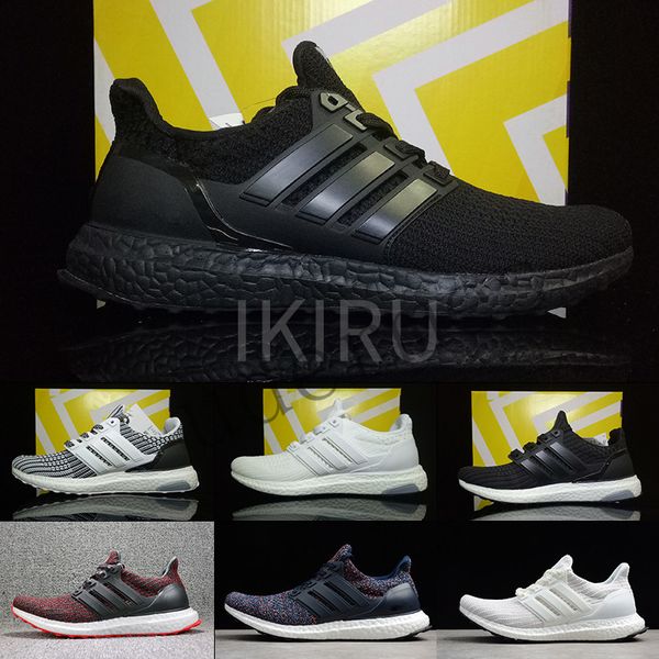 

[с коробкой] 2019 Trace Purple 4.0 Тройной многоцветный белый Primeknit Oreo CNY Серо-серый Multico1or Мужчины Мужские спортивные кроссовки Ultraboost