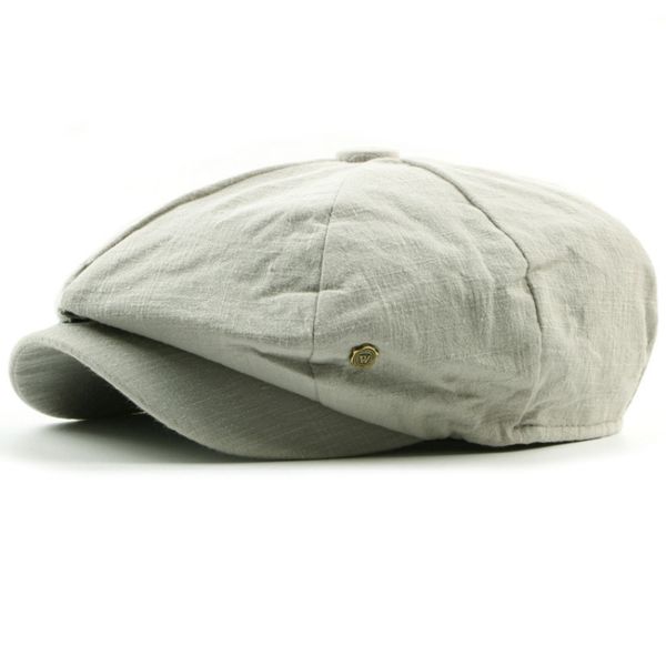 

ht2327 summer sun caps for men women berets solid plain octagonal newsboy caps artist painter ivy flat gastby beret cap, Blue;gray
