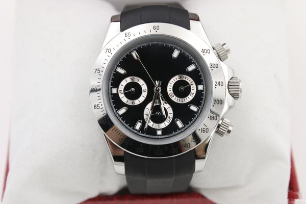 

высококлассные роскошные мужские часы 116500ln смотреть montre de luxe автоматические wristwatches керамический ободок сталь 316l adustable, Slivery;brown