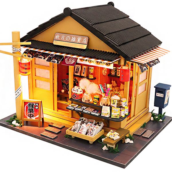 

cutebee diy dollhouse wooden doll houses miniature dollhouse furniture kit toys for children new year christmas gift casa y200413