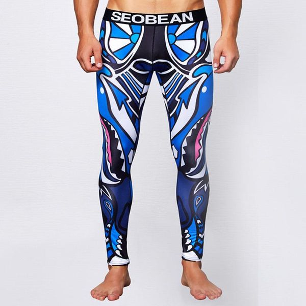 

breathable pants men sport tights leggings men's for man mens running gym sports fitness quick fit workout long jogger pants, Black