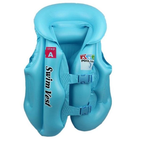 

s m l summer baby safety ride-on swimming buoyancy vest toys kids pool rafts float swim inflatable tube life jacket babies toys