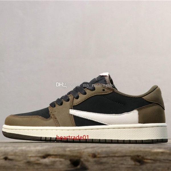 

new 2019 travis scott x 1 low limited basketball shoes 1s designer sports sneakers for men sports sneakers 39-45