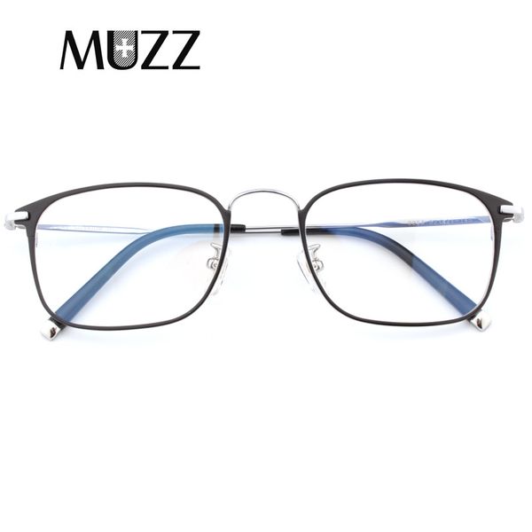 

muzz ip titanium eyeglasses frame men new square prescription myopia optical eye glass korean optical frames eyewear, Black