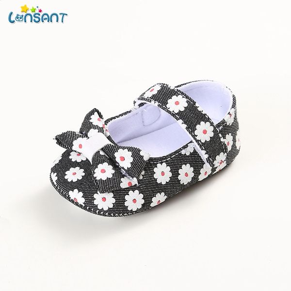 

lonsant new baby toddler bowknot floral soft sole crib shoes infant boy girl shoes warm comfortable anti-slip crib, Black