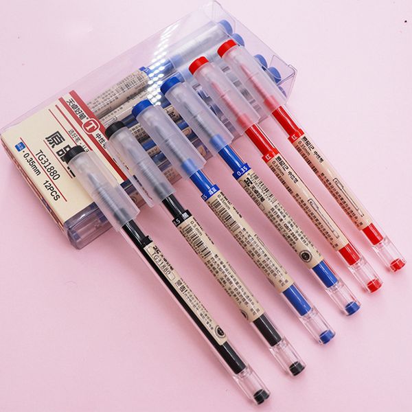 

52pcs/lot 0.35mm black/blue/red ink gel pens set refills gel ink pen sketch drawing school office stationery student writing pen