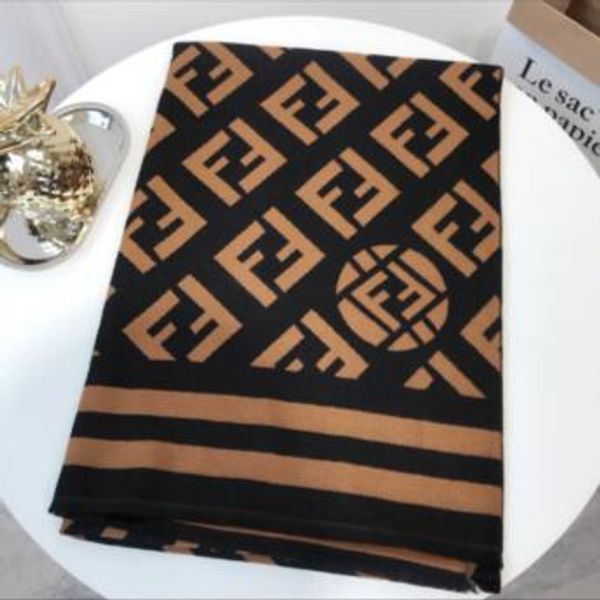 

2019 high qualtiy brand cashmere scarf for women designer long scarves with silver thread shawls wrap with tags head scarf echarpe, Blue;gray
