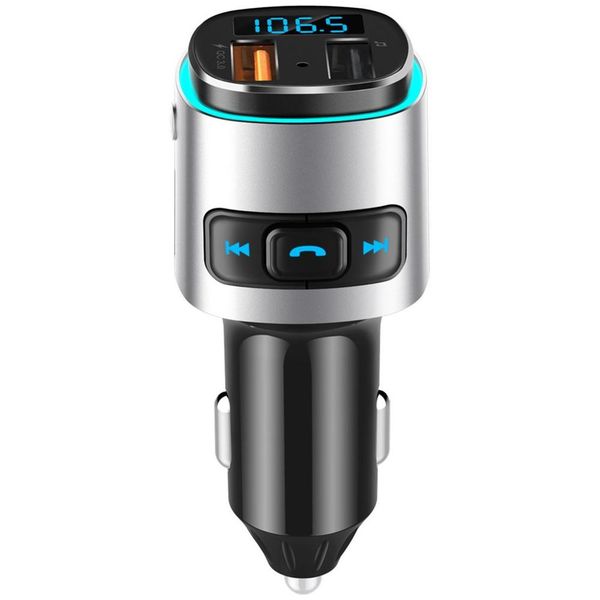 

bc41 car wireless fm transmitter car mp3 adapter charger cigarette lighter wireless music player