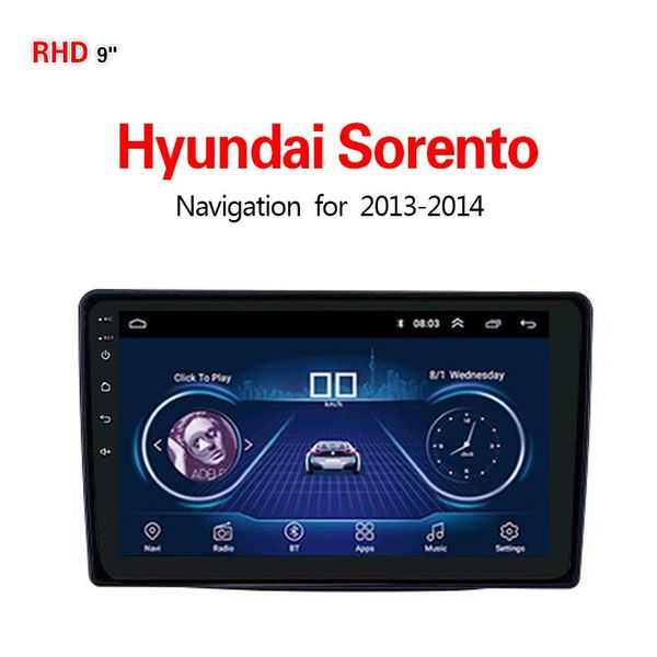 

львенок gps-навигации для автомобилей соренто 2013-2014 9 дюймов rh2032x