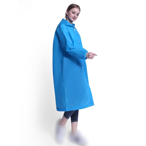 

travelling reusable rain poncho outdoor waterproof protective raincoat environmentally lightweight raincoat eva thickening raincoat