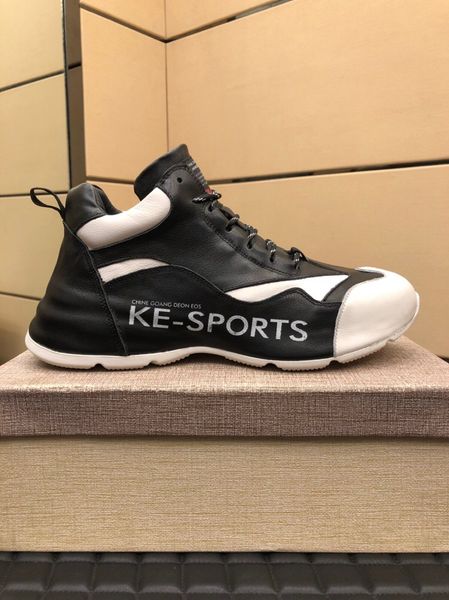 

new style high-end luxury men's casual sports basketball shoes triple fashion men's brand platform men's shoes outdoor joggin, Black