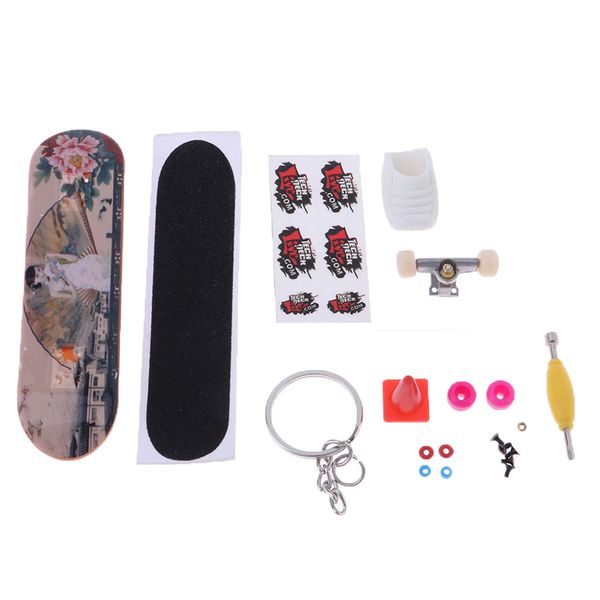

2 finger skateboard fingerboard skate board kids table deck mini plastic toy