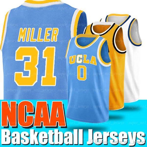 

ncaa ucla 0 russell jersey westbrook 31 reggie jerseys miller university of california college basketball jerseys, Black;red