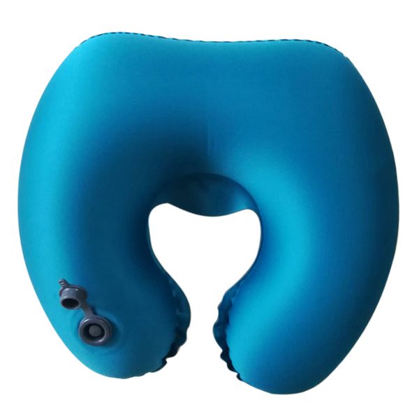 

u shaped inflatable pillow travel support cushion camping backpacking