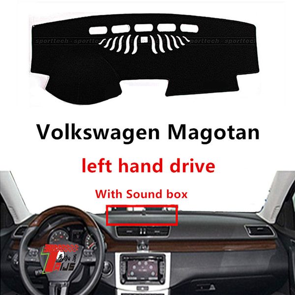 

taijs left hand drive car dashboard cover for magotan with sound box elling car dashboard rug for magotan