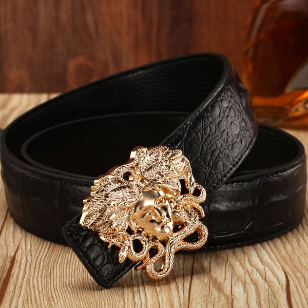 

Модные мужские ремни из натуральной кожи Cowskin Роскошные ремни Дизайнерские ремни