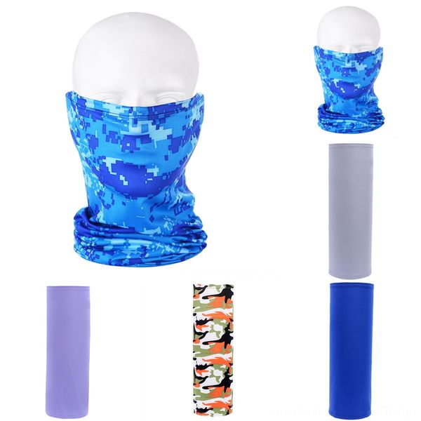 

95gjw outdoor sports bandana scarf cycling headband bandana scarf headwear headband mask paisley wristband face, Black