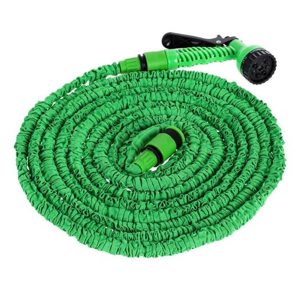 

25-125 feet expandable flexible garden water hose spray nozzle drawtube