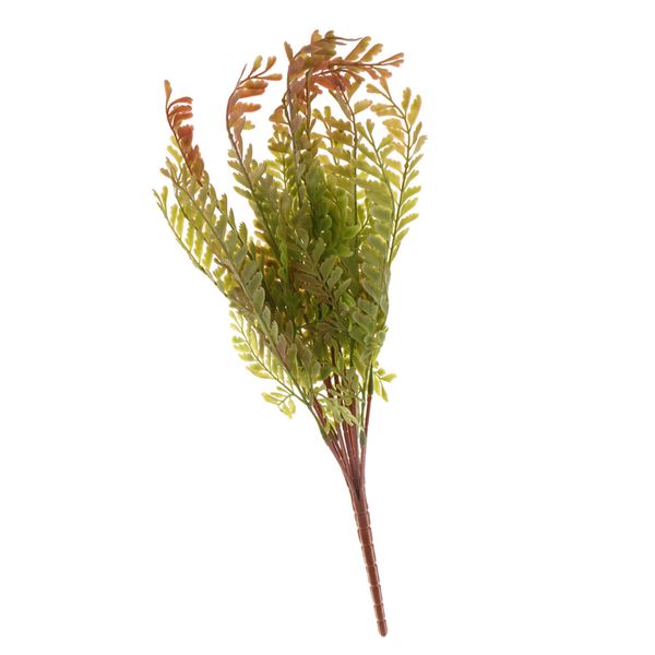 

7 отрасли искусственная трава fern поддельный растительные главная комната diy цветочный декор