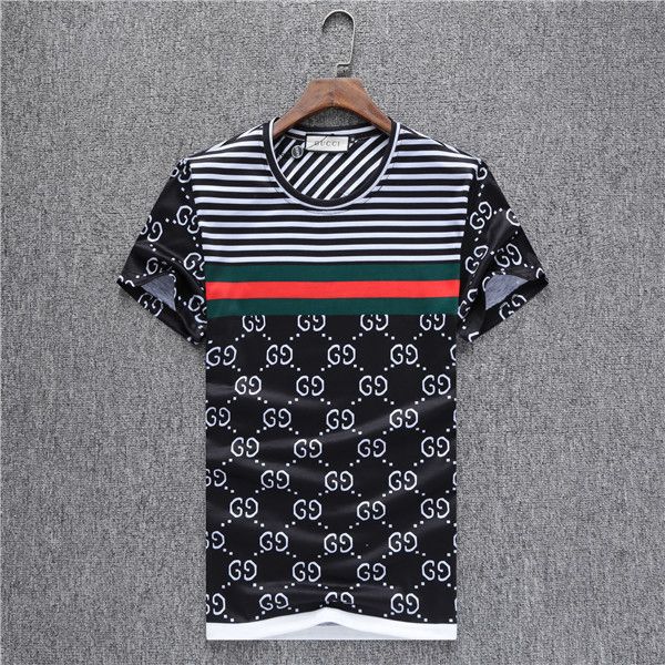 

2020 мода роскошная классическая вышивка футболка высокое качество скейтборд футболка мужская и женская одежда хлопок повседневная с коротки, Gray