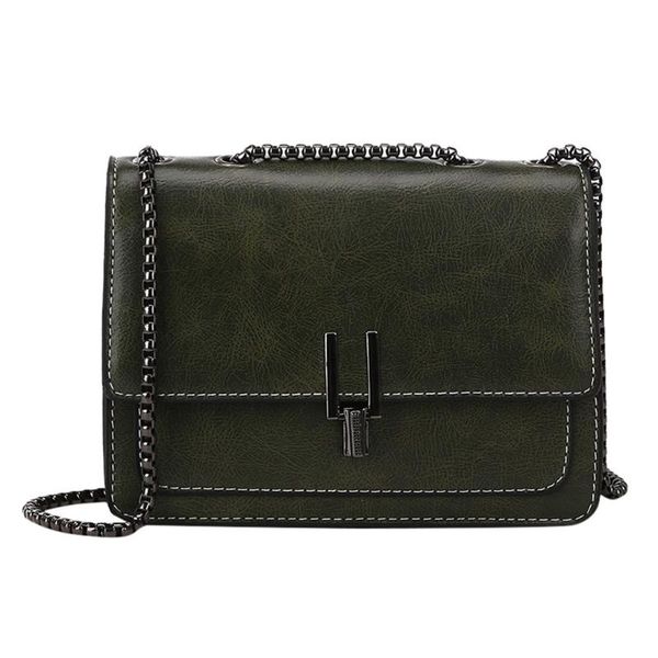 

fashion brand women bag pu leather messenger bag designer chain shoulder crossbody women handbag bolso mujer