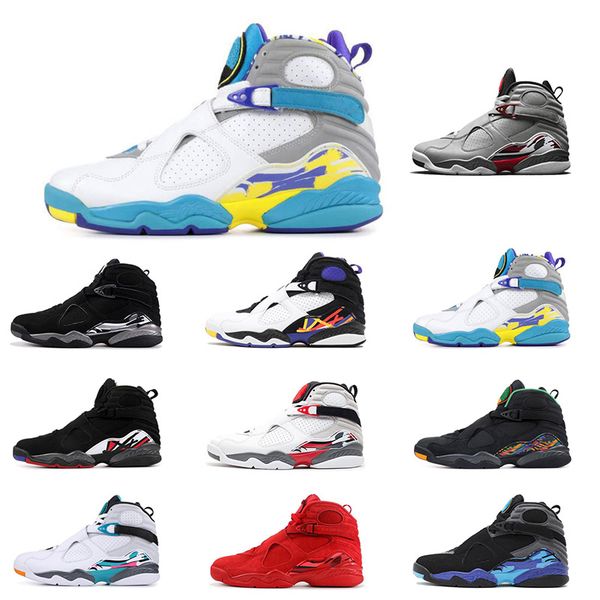 

8s basketball shoes 2019 sports aqua black valentines day reflective 3m bugs bunny 8 mens trainers running shoes