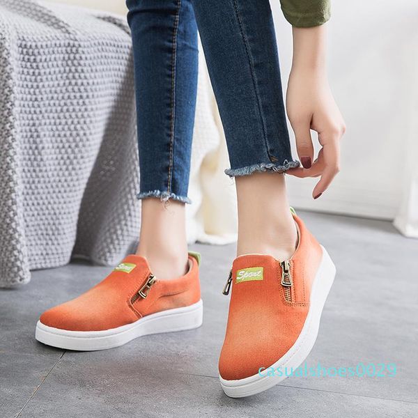 

1209 new spring autumn flat shoes for women denim flat platform classic fashion flat casual shoes sneakers zapatos de c29, Black