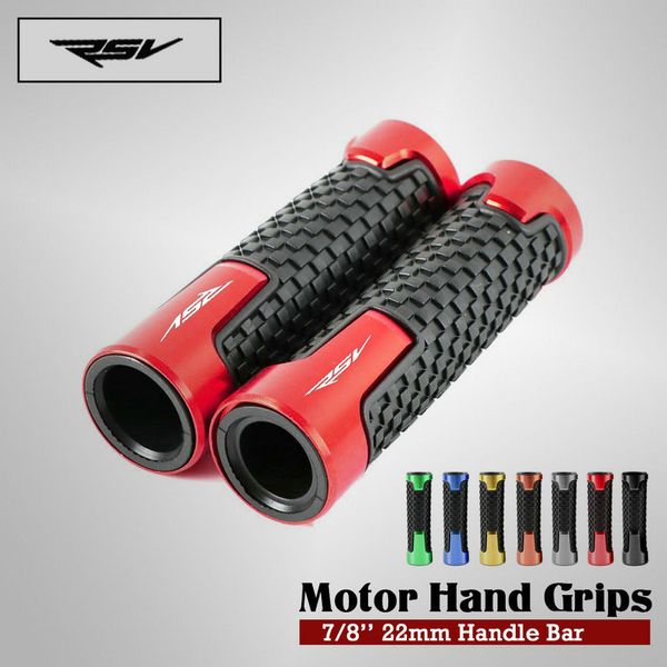 

7/8'' 22mm motorcycle aluminum cnc handlebar for aprilia rsv4 factory/rsv4-r/rr rsv mille /r moto handle bar gel hand grips
