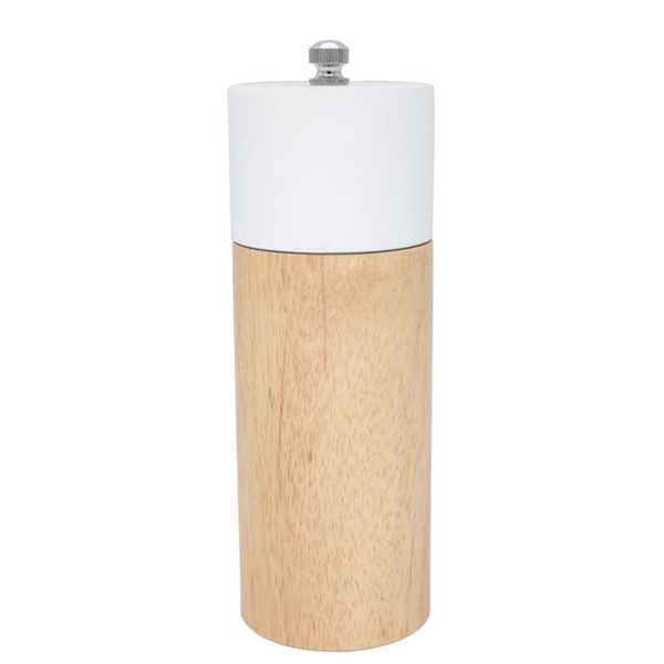 

new pepper grinder manual rubber wood pepper grinder adjustable ceramic grinder pepper mill 6 inch kitchen tools other kitchen dining bar