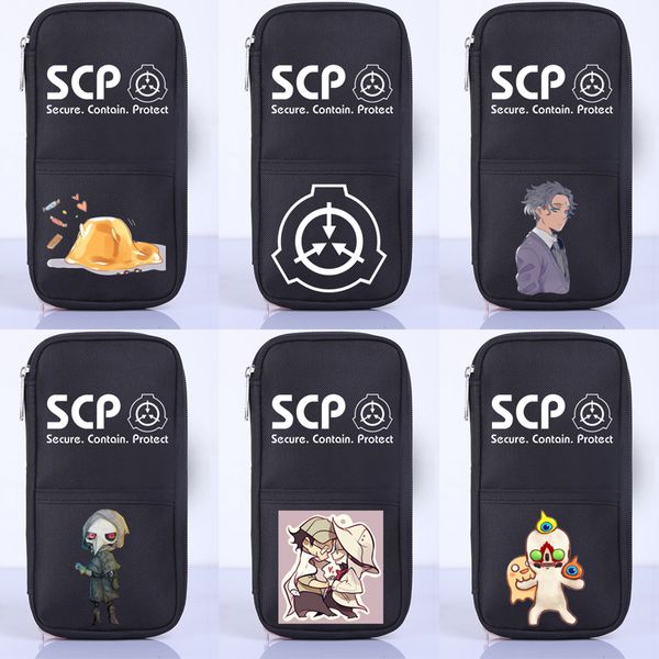 

scp secure contain protect school office stationery storage cosplay pencil case bag wallet purse gift