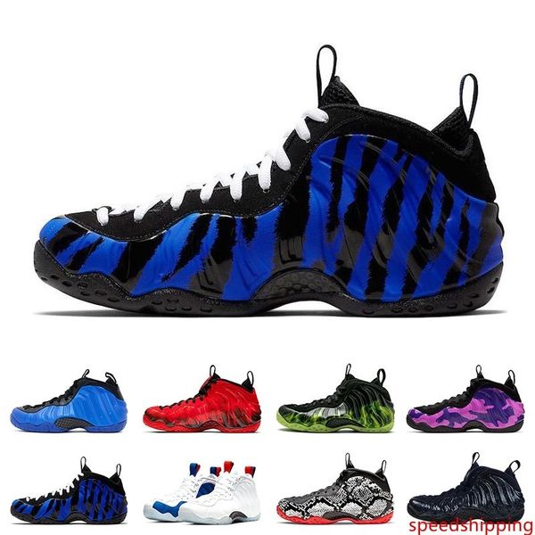 

2020 pro penny hardaway баскетбольная обувь мужские порты кроссовки фиолетовый камуфляж гипер кобальт змеиная кожа сша paranorman