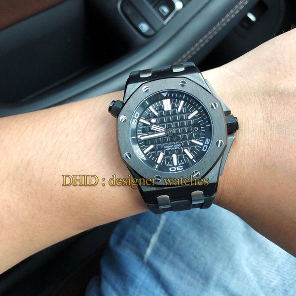 

luxury mens watches mechanical autoamtic movement 42mm black 316l stainless steel case import rubber band sports watch man reloj de lujo, Slivery;brown